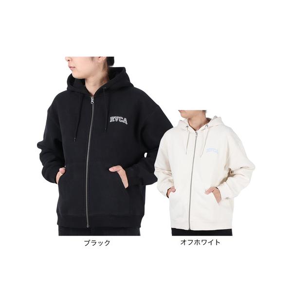 RVCA（ルーカ） （レディース）ARCHED RVCA ZIP HOODIE パーカー