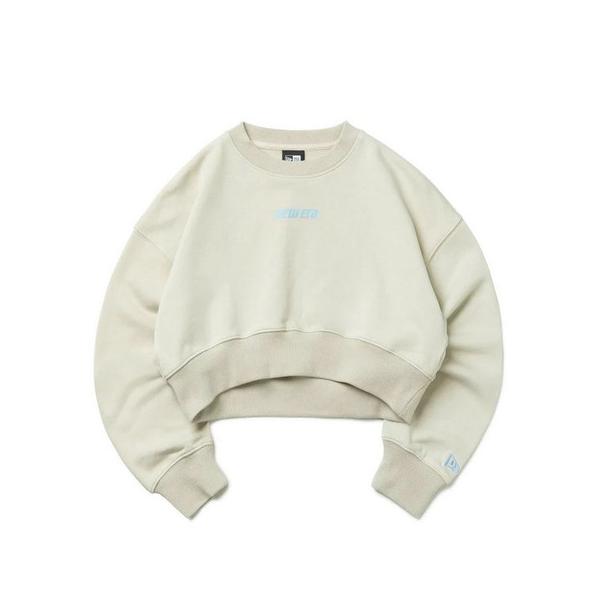 ニューエラ(NEW ERA)裏毛 スウェット クロップド丈 クルーネック 13755275(Lady’s) NEW ERA（ニューエラ） （レディース）裏毛 スウェット クロップド丈