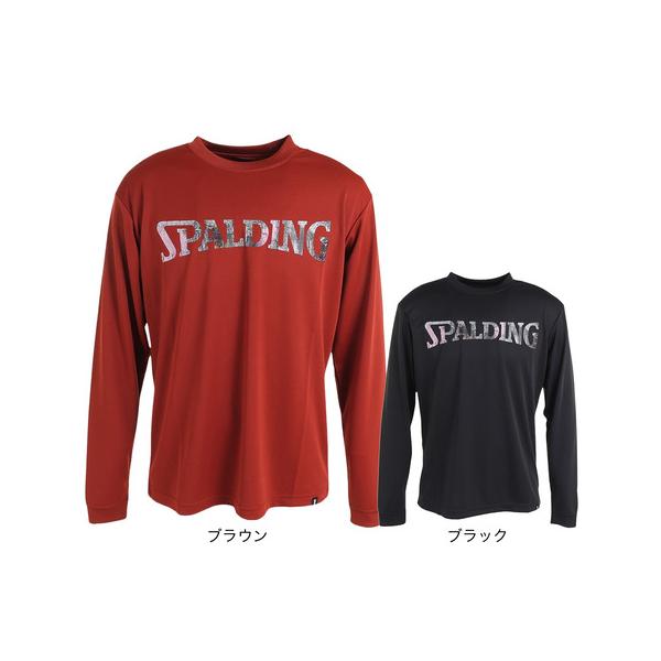 スポルディング（SPALDING）（メンズ）バスケットボールウェア 長袖Tシャツ ウォールペイント ...