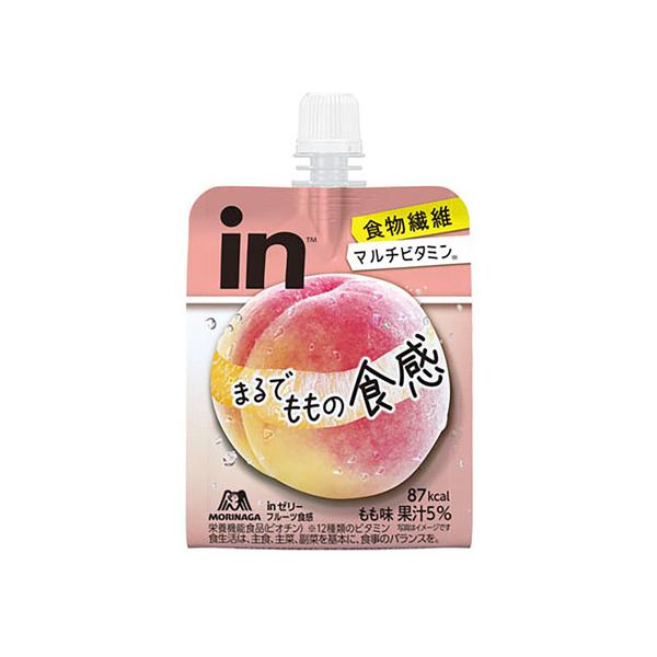 森永 Morinaga スーパースポーツゼビオ ゼビオ Super Sports XEBIO 健康食品 健康 健康管理 ゼリー 朝食 間食 小腹 ランチお昼 休憩 通勤 通学 会社 仕事 オフィス 学生 食物繊維 ビタミン 桃 もも ピーチ...
