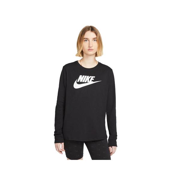 ナイキ NIKE スーパースポーツゼビオ ゼビオ Super Sports XEBIO スポーツカットソー 長袖Tシャツ Lady's Ladys レディース れでぃーす 女性 スポーツアパレル スポーツウェア 長袖 トップス 黒 ブラック...