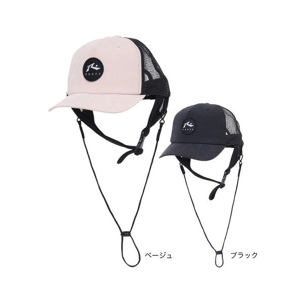ラスティ RUSTY ヴィクトリア ビクトリア サーフ&amp;スノー Victoria Surf&amp;Snow 帽子 ぼうし キャップ メッシュ サーフキャップ ビーチキャップ マリンキャップ あご紐 耳ガード イヤーガード UVカッ...