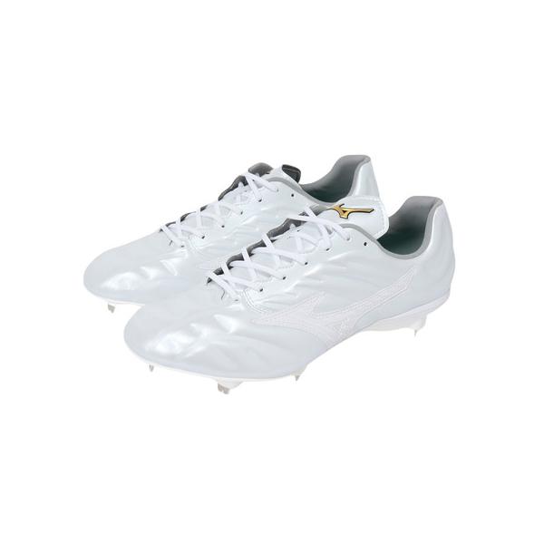 ミズノ MIZUNO スーパースポーツゼビオ ゼビオ Super Sports XEBIO 野球 BASEBALL ベースボール 野球用品 野球スパイク ベースボールスパイク スパイク 靴 Men's Mens メンズ めんず 男性 白 ホ...