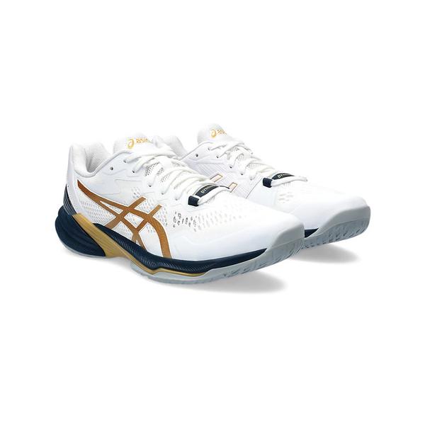 アシックス ASICSスーパースポーツゼビオ ゼビオ Super Sports XEBIO バレーボールシューズ 靴 ローカット 白 ホワイト 1051A082.960 1051A082 960 スカイ エリート メンズ レディース ユニセ...