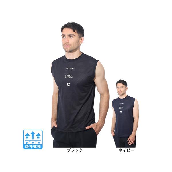 GIRAUDM（ジローム） （メンズ）ドライプラス メッシュ ノースリーブT