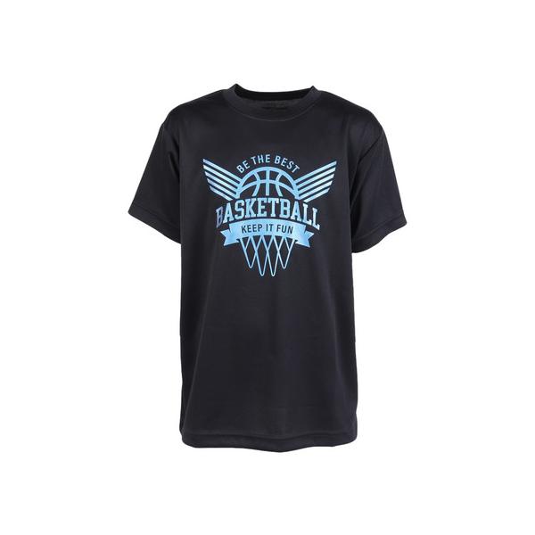 エックスティーエス（XTS）（キッズ）バスケットボールウェア ジュニア ドライプラス 半袖Tシャツ 751TS4ES0016BLK