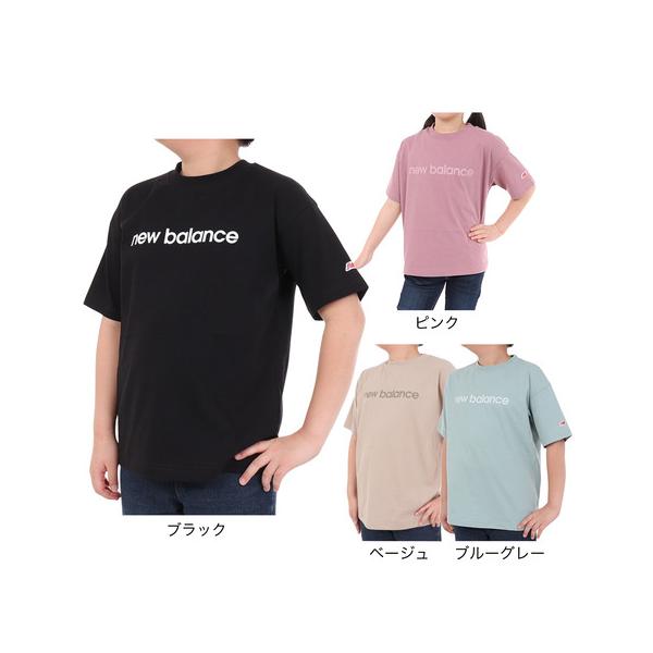 ニューバランス（new balance）（キッズ）ジュニア 吸水速乾 Linear logo 半袖Tシャツ ABT45062