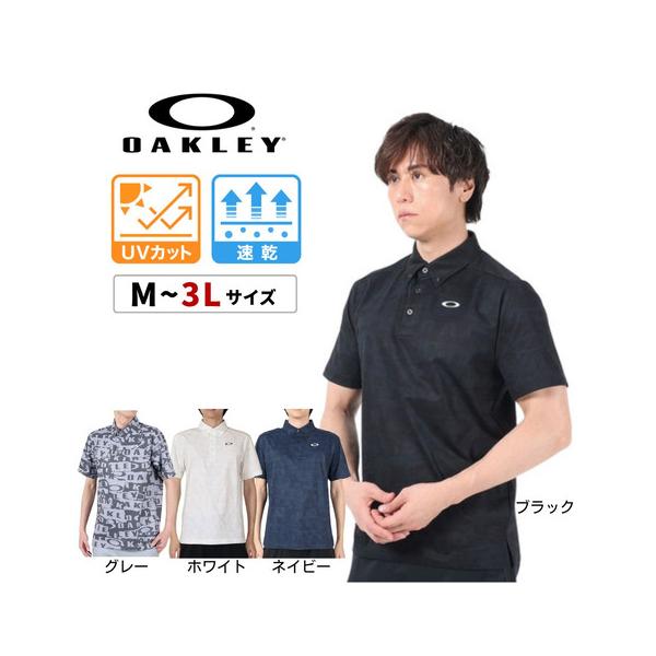 オークリーゴルフ　半袖ポロシャツ OAKLEY（オークリー） （メンズ）ポロシャツ 半袖 吸汗速乾 UVカット