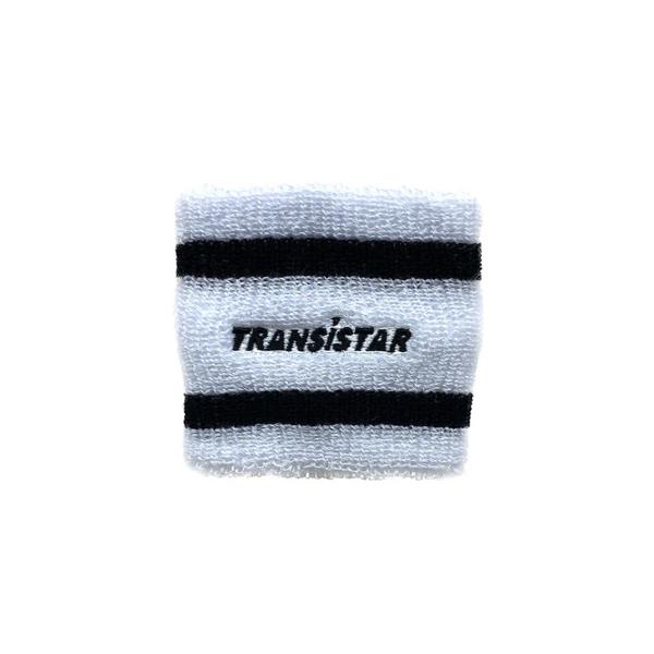 トランジスタ（TRANSISTAR）（メンズ、レディース、キッズ）ハンドボール リストバンド2ライン 1個入り HB23SE11-90 WHT