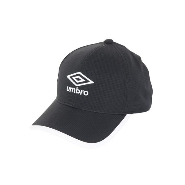 アンブロ（UMBRO）（キッズ）ジュニア はっ水メッシュキャップ UUDXJC04 BK 熱中症対策