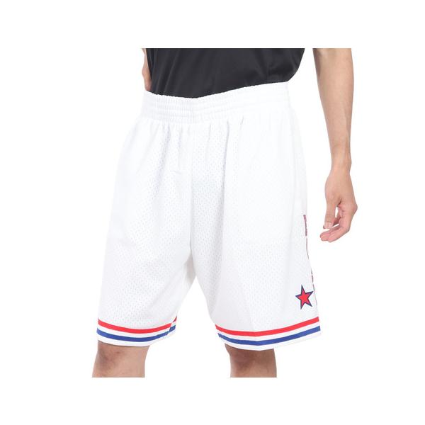 ミッチェルアンドネス（Mitchell&amp;Ness）（メンズ）スイングマン ショーツ オールスター イースト 1985-86 SMSHLG20022-ASEWHIT85