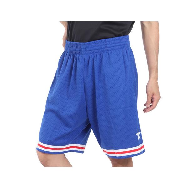 ミッチェルアンドネス（Mitchell&amp;Ness）（メンズ）スイングマン ショーツ オールスター ウェスト 1985-86 SMSHLG20023-ASWROYA85