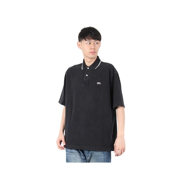 ラコステ(LACOSTE)配色リブニットインディゴポロシャツ PH004J-99050(Men’s) LACOSTE（ラコステ） （メンズ）配色リブニットインディゴポロシャツ