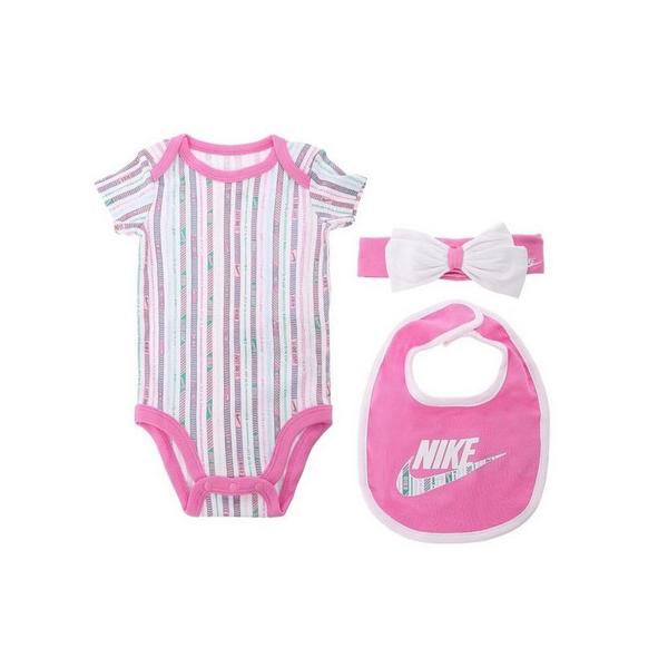 NIKE（ナイキ） （キッズ）ベビー ボディースーツ 3点ボックスセット
