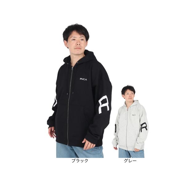 ルーカ（RVCA）（メンズ）FAKE RVCA フルジップ フーディーパーカー BE042044