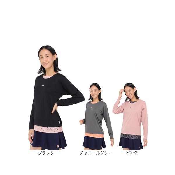 2024年秋冬モデル 2024fwmodel フィラ FILA スーパースポーツゼビオ ゼビオ Super Sports XEBIO テニス テニス用品 tennis テニスウエア ウェア テニスシャツ シャツ Tシャツ 長袖 ロングスリー...