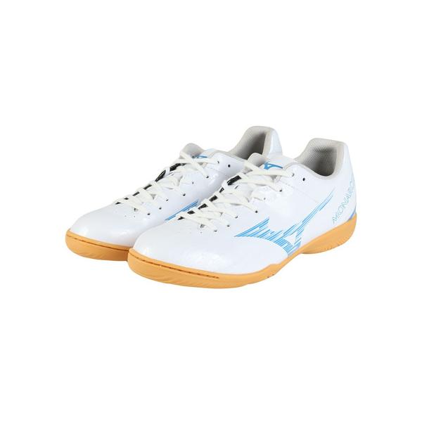 ミズノ MIZUNO スーパースポーツゼビオ ゼビオ Super Sports XEBIO トレシュー サッカーシューズ 靴 インドアシューズ 室内 屋内 フットサル 白 ホワイト ワイド幅 25basc socin25 Q1GA24282...