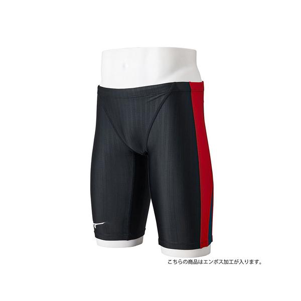 ミズノ（MIZUNO）（キッズ）競泳水着 ジュニア 男子 水泳 STREAM ACE ハーフスパッツ WA承認モデル N2MB142497 120-140センチ 撥水