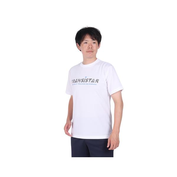 トランジスタ TRANSISTAR スーパースポーツゼビオ ゼビオ Super Sports XEBIO 競技用品 ハンドボール ハンドボール用品 ハンドボールウェア ウェア 白 ホワイト スポーツウェア トップス ロゴ シンプル tshd...