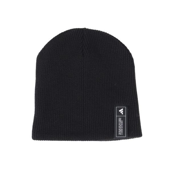 アディダス（adidas）（メンズ）ニット帽 エッセンシャルズ ビーニー L(OSFX)サイズ JRZ72-IT4644 アクリルニット57-60cm 黒