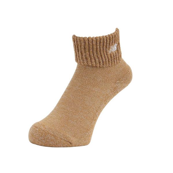 ニューバランス（new balance）（メンズ、レディース）ソール コンフォートショートソックス LAS45748GIN マスタード