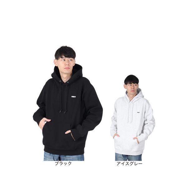オベイ(OBEY)BOLD フーデッド スウェットシャツ 112842349BLK(Men’s) OBEY（オベイ） （メンズ）BOLD フーデッド スウェットシャツ