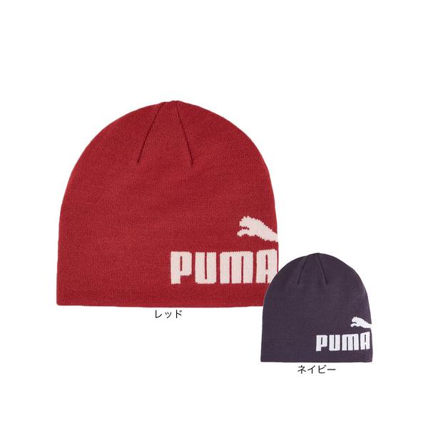 プーマ（PUMA）（メンズ、レディース）ニット帽 エッセンシャル カフレスビーニー 025636 防寒 フリーサイズ ユニセックス