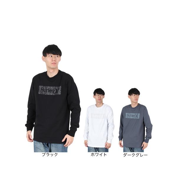2024年秋冬モデル 2024fwmodel ハーレー HURLEY スーパースポーツゼビオ ゼビオ Super Sports XEBIO アクションウエア Tシャツ Men's Mens メンズ めんず 男性 長袖 トップス 黒 ブラック...