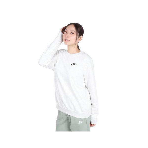 (取寄) ナイキ レディース スポーツウェア クラブ フリース クルー ネック スウェットシャツ Nike women Sportswear Club Fleece Crew Neck Sweatshirt Obsidian/White NIKE（ナイキ） （レディース）クラブ フリース クルーネック