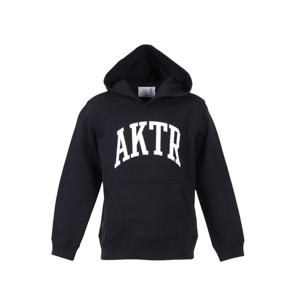 アクター(AKTR)バスケットボールウェア カレッジロゴ スウェット フーディ 224-050010 BK(Jr) supersportsxebio_10870108501