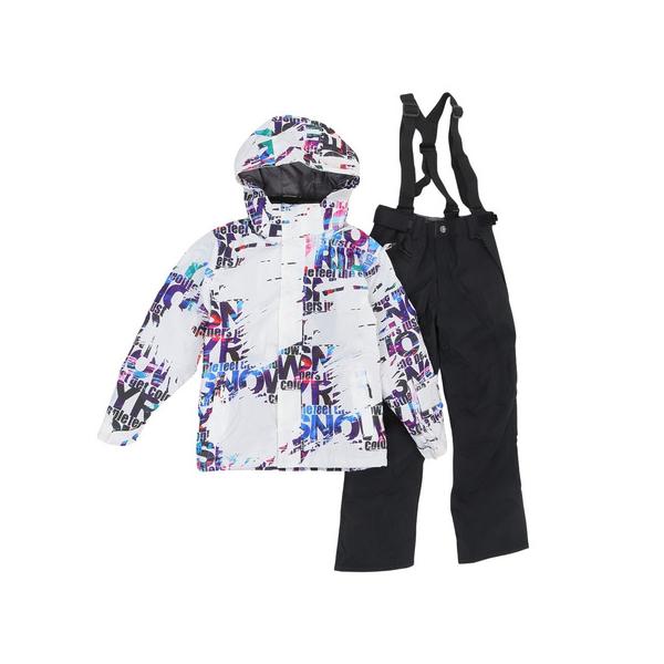 未使用 ジョイライド(キッズ)スキーウエア ガールズスーツ 上下セット 150 ジョイライド（JOYRIDE）（キッズ）ボーイズ スキーウエア スーツ 上下