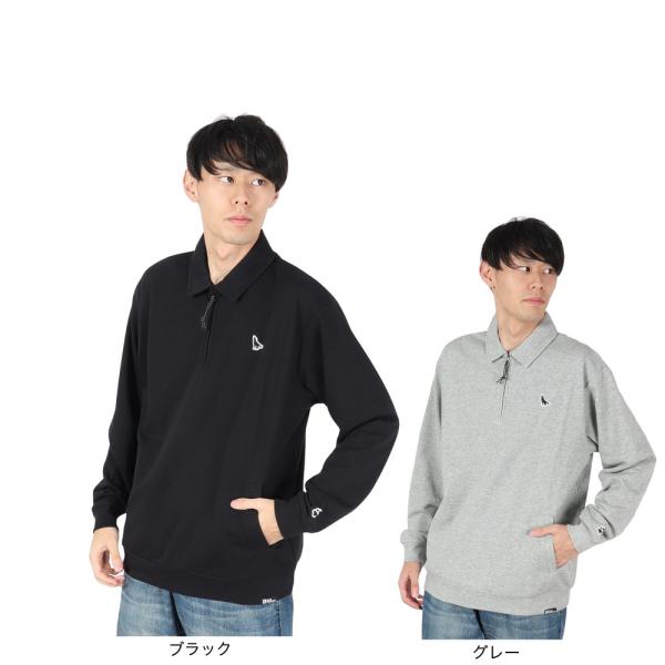 ジャックウルフスキン（JackWolfskin）（メンズ、レディース）ハウリングウルフ ハーフジップ スウェットシャツ A63196
