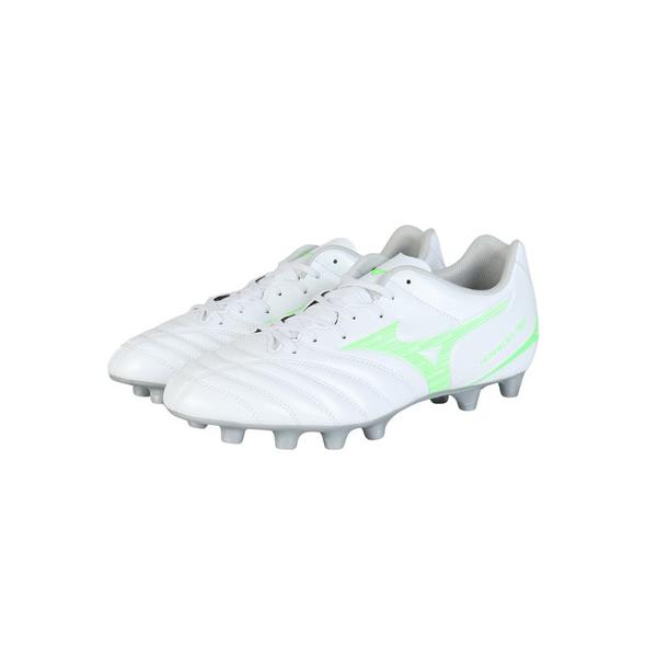 ミズノ MIZUNO スーパースポーツゼビオ ゼビオ Super Sports XEBIO サッカーシューズ 靴 固定式スパイク mizfsoc オールグラウンド ハードグラウンド 土 人工芝 芝 ターフ 白 ホワイト 緑 グリーン int...