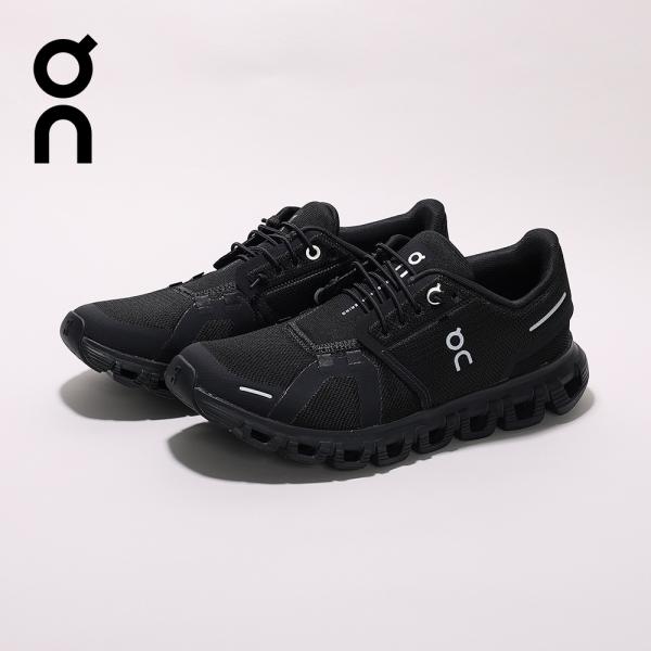 オン（On）（レディース）ランニングシューズ クラウド 6 ブラック 3WF10061043 スニーカー 軽量 快適 スタイリッシュ ジョギング ウォーキング Cloud 6