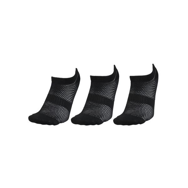 クー（Coo.）（レディース）靴下 ショートソックス HM 3足組 黒 BLK3 895CO5GSA0007 BLK 吸汗速乾 接触冷感