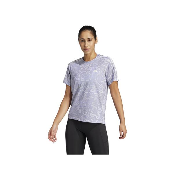 アディダス（adidas）（レディース）オウン ザ ラン クライマクール スリーストライプス半袖Tシャツ KVL17-JD7758