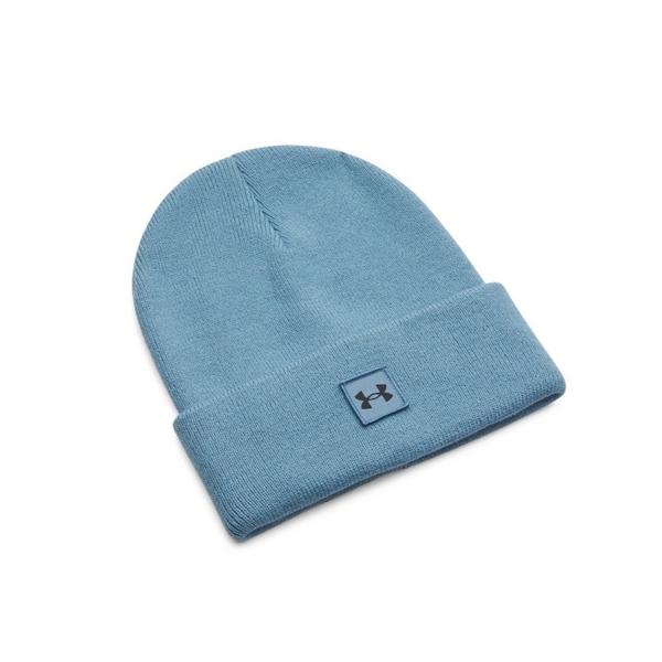 アンダーアーマー（UNDER ARMOUR）（メンズ、レディース）ニットキャップ UA ハーフタイム カフ ビーニー ブルーグレー 1373155 418 ニット帽 防寒