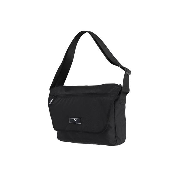 プーマ（PUMA）（メンズ、レディース）バック デック メッセンジャーバッグ 黒 6L 09187101 斜め掛け クロスバッグ ボディバッグ 軽量 パソコン収納
