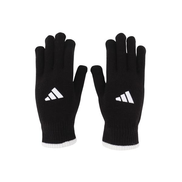 アディダス（adidas）（メンズ）手袋 ベーシック ニットグローブ 黒 ブラック S-Lサイズ BT061-JZ1729