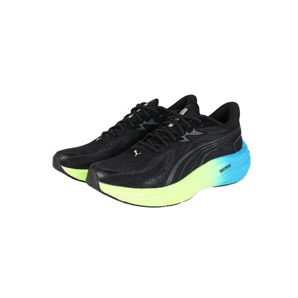 プーマ（PUMA）（メンズ）ランニングシューズ ジョギングシューズ ヴェロシティ ニトロ 4 AP ブラック 31263504 スニーカー