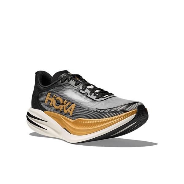 ホカ（HOKA）（メンズ）ランニングシューズ トレーニングシューズ 部活 シエロ X1 2.0 ブラック ゴールド 1162053-BKGD スニーカー