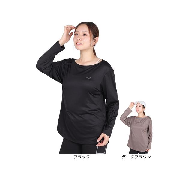プーマ（PUMA）（レディース）トレーニング スタジオ 長袖Tシャツ 527987