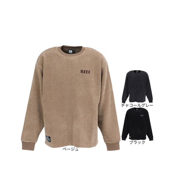 REEF（リーフ） （メンズ）ニット フリース クルー RFKNM2520-BEG