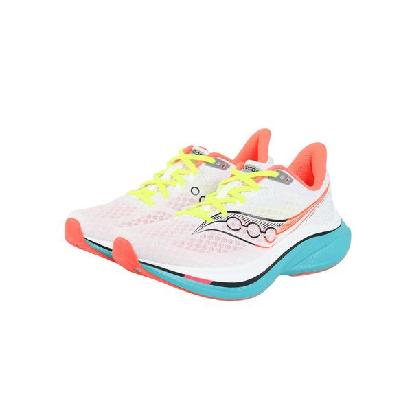 サッカニー（SAUCONY）（メンズ）ランニングシューズ トレーニングシューズ 部活 エンドルフィン スピード 5 ホワイト S21007-97 WHT/MUTANT スニーカー