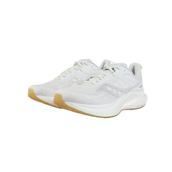 サッカニー（SAUCONY）（メンズ）ランニングシューズ ジョギングシューズ テンパス 2 ホワイト S20973-100 WHT/GUM スニーカー