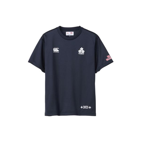 カンタベリー canterbury スーパースポーツゼビオ ゼビオ Super Sports XEBIO ラクビー Rugby RA33779 メンズ コットン100% 半袖 Tシャツ ダブルネーム 日本代表 エンブレム 桜 オフィシャルラ...