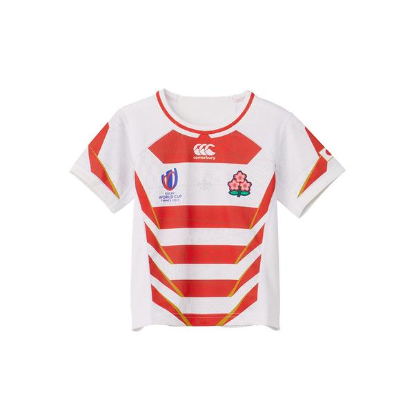 カンタベリー canterbury スーパースポーツゼビオ ゼビオ Super Sports XEBIO ラクビー Rugby レプリカ ユニフォーム REPLICA HOME JERSEY 半袖 Tシャツ 日本代表 エンブレム 桜 オフィ...