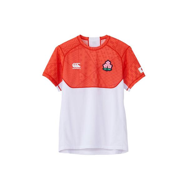 カンタベリー canterbury スーパースポーツゼビオ ゼビオ Super Sports XEBIO ラクビー Rugby 白 ホワイト wc20230616 半袖 観戦 応援ウェア 日本代表 桜 ポイント強化 2023大会アイテム ポ...