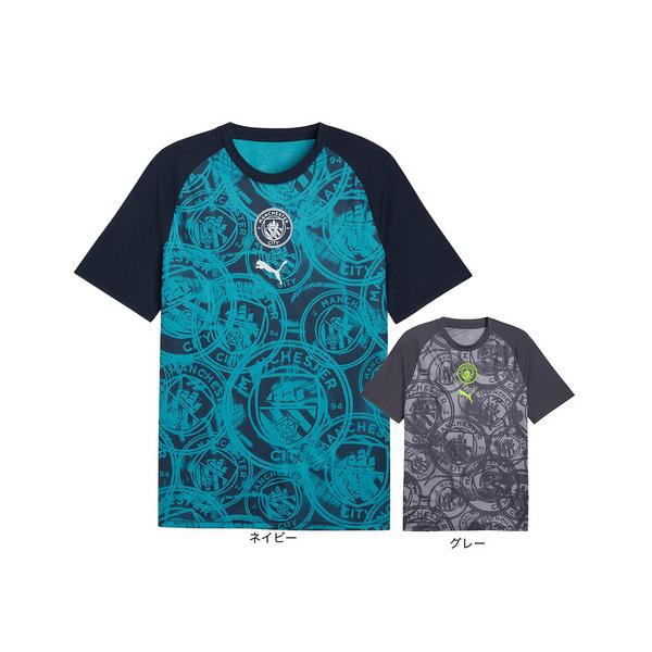 PUMA（プーマ） （メンズ）マンチェスターシティFC MCFC PM 半袖シャツ