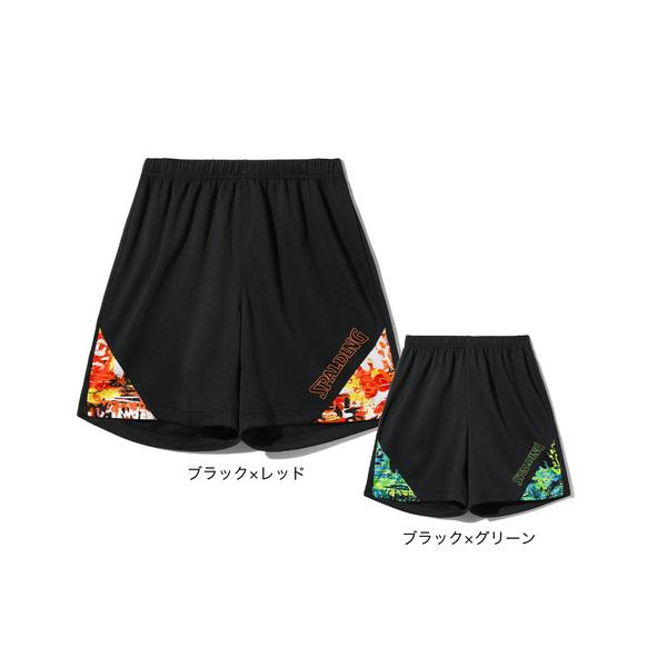 スポルディング（SPALDING）（キッズ）バスケットボールウェア ジュニア ショーツ グラフィティ ヘム SJP26061BKOR
